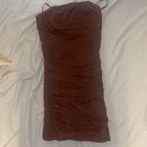 NWT Brown body-con dress
